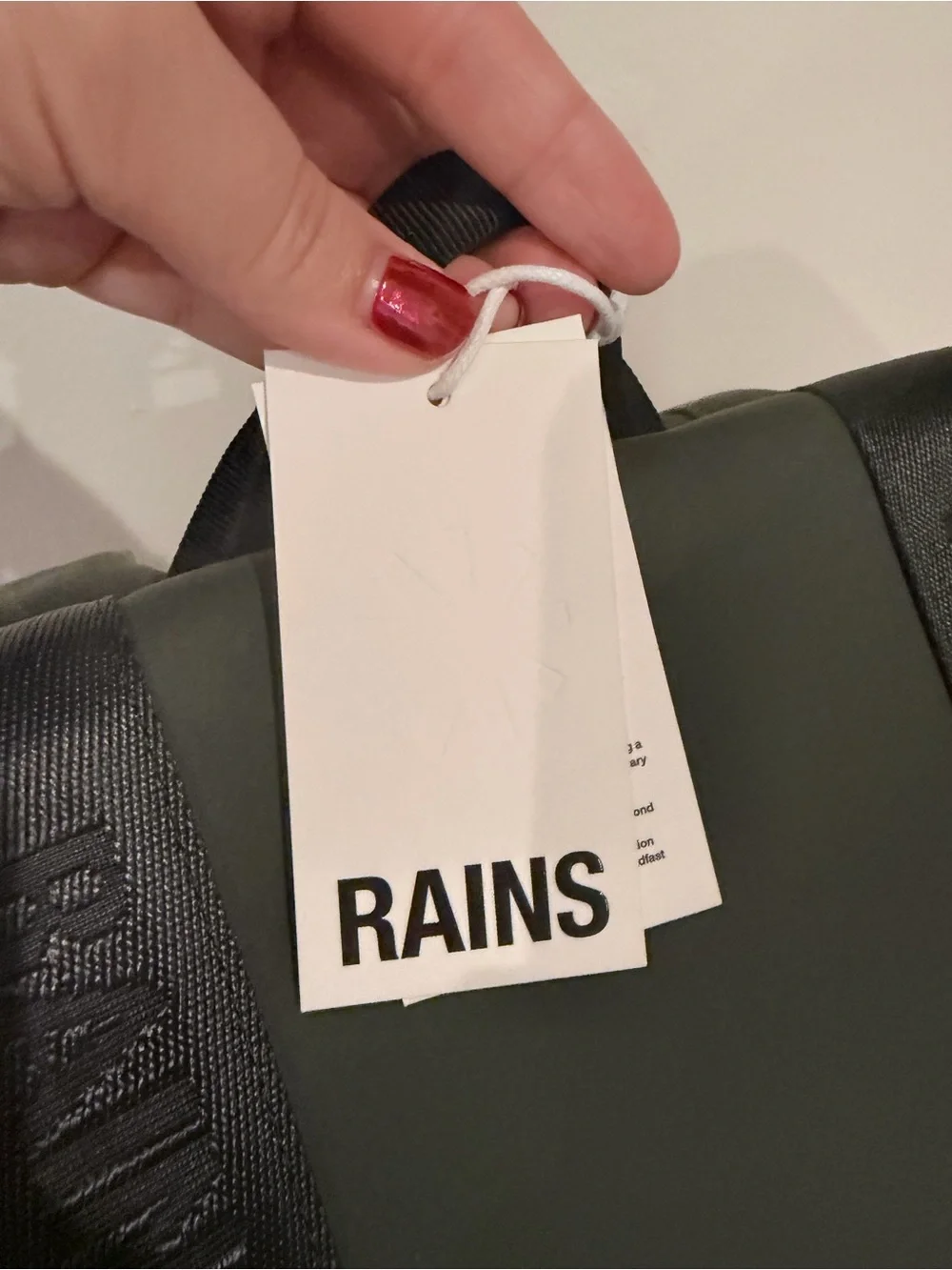 Rains features waterproof