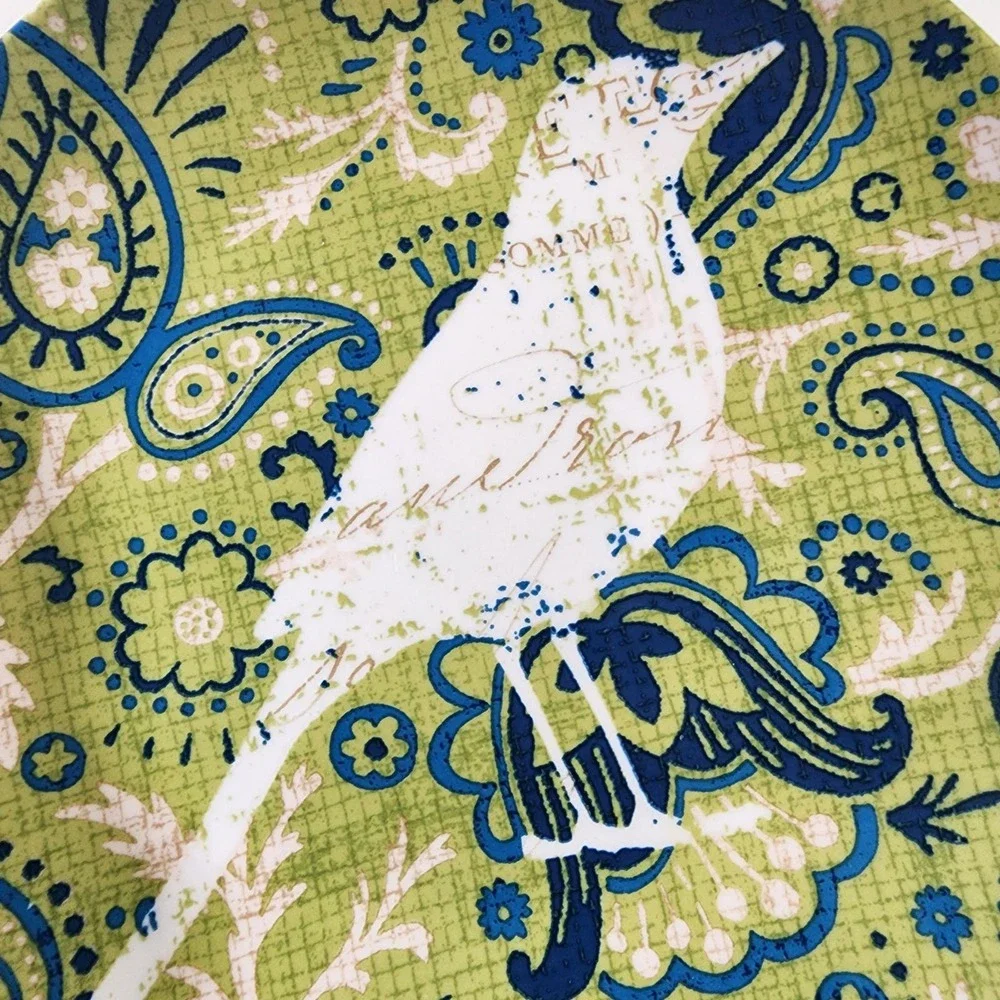 Pier 1 print pet plate