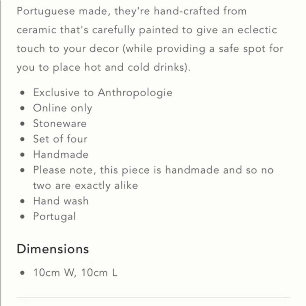 Anthropologie dating back