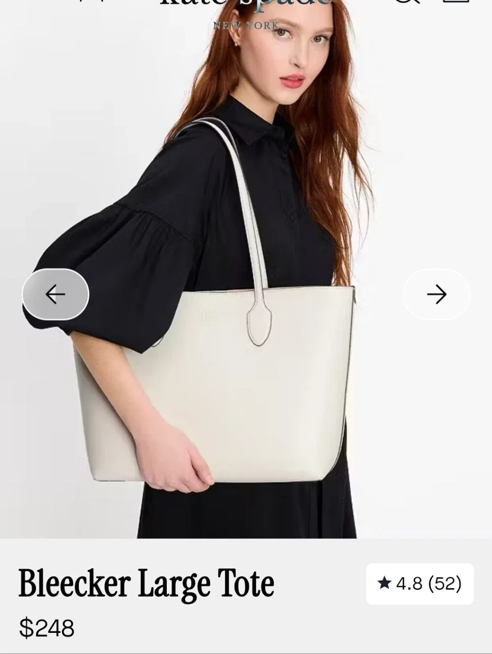 kate spade sleek cream