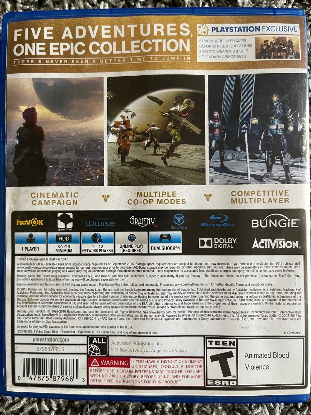 Activision used excellent