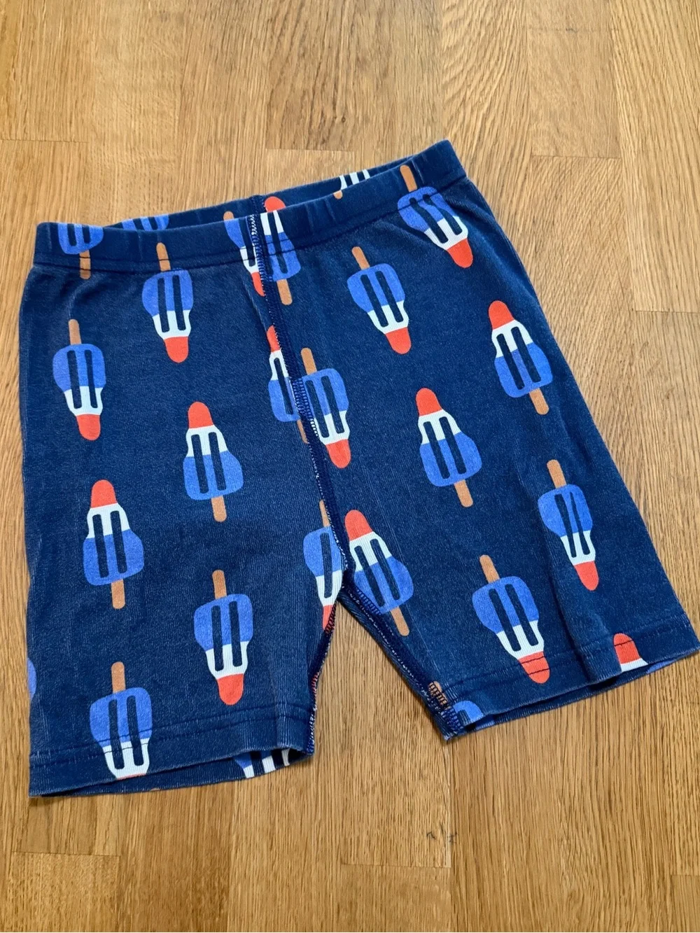 Hanna Andersson 8 Blue Popsicle Organic Cotton Pajama Set