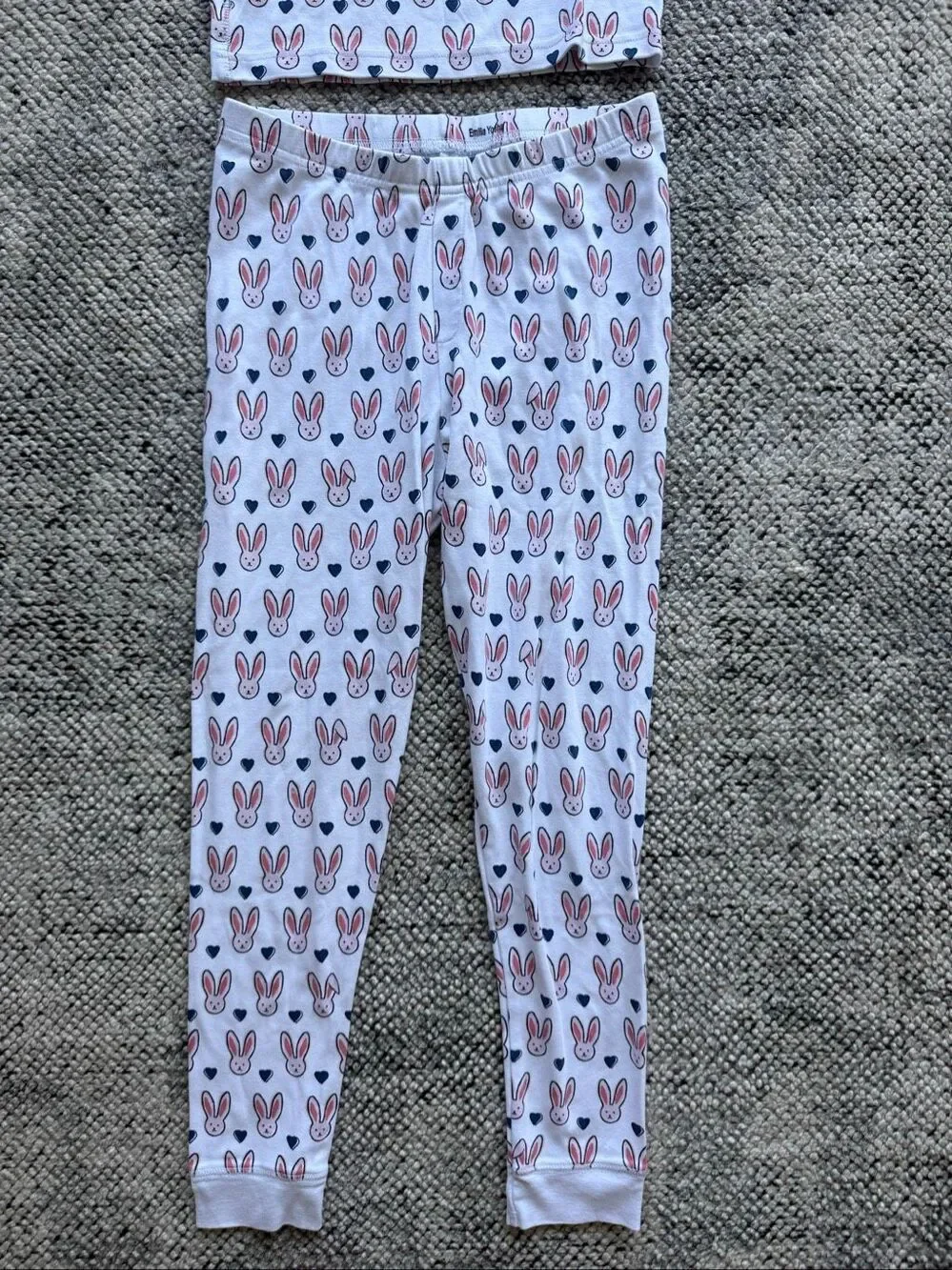 Roller Rabbit 12 Girls Bunny Cotton Pajama Set