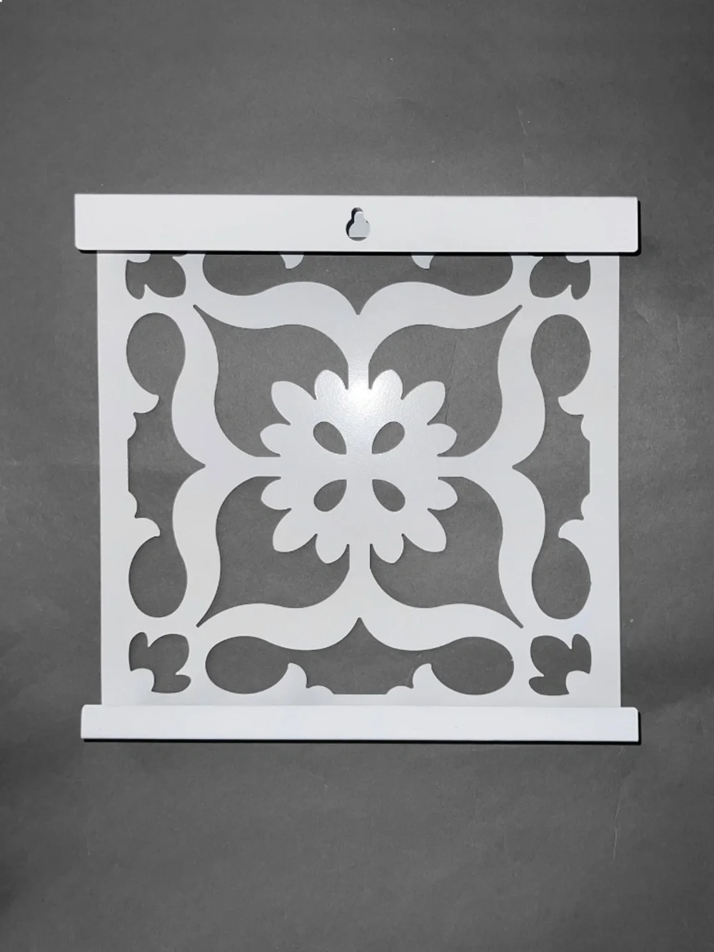 White Metal Die cut Wall Decorations
