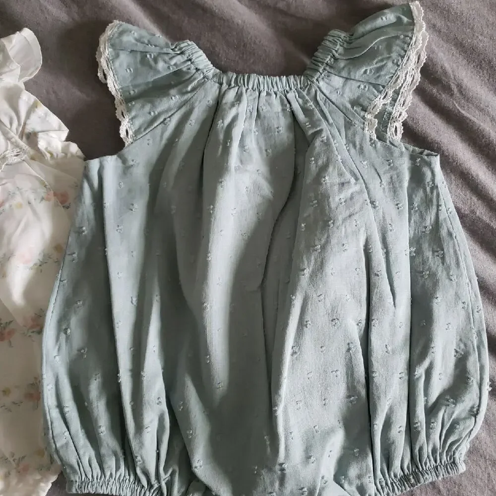 Shabby Chic bubble coveralls
