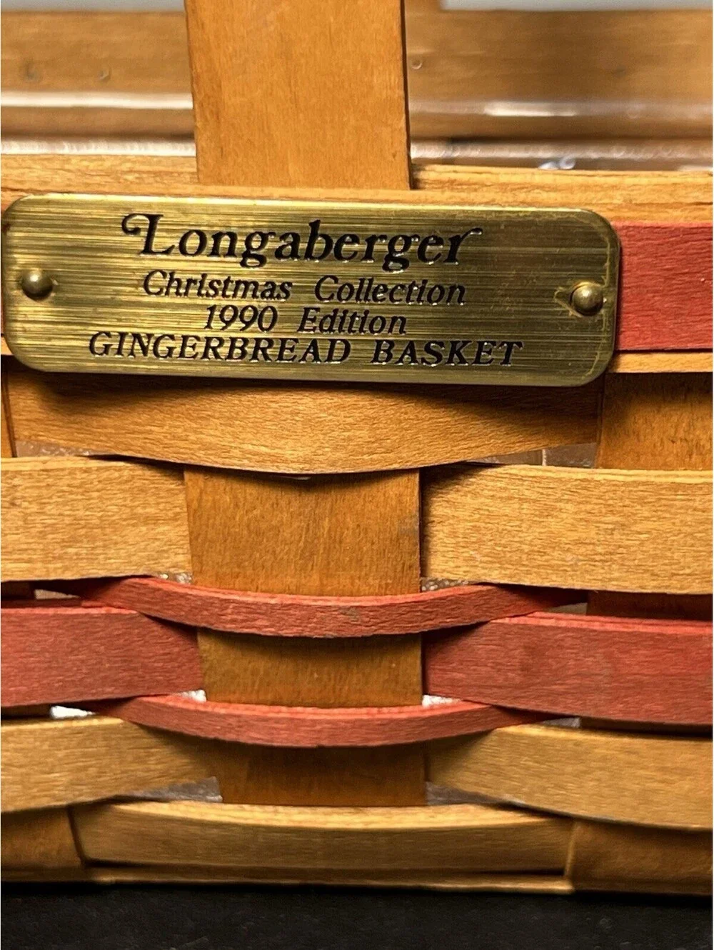 Longaberger 1990 christmas