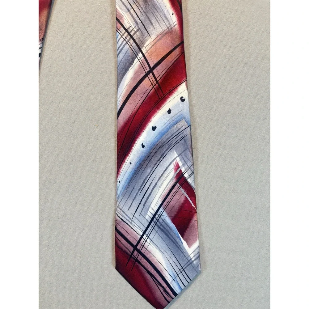J Garcia Collection 53 Silk Tie‎ Abstract Troll Series Men's Limited Edition