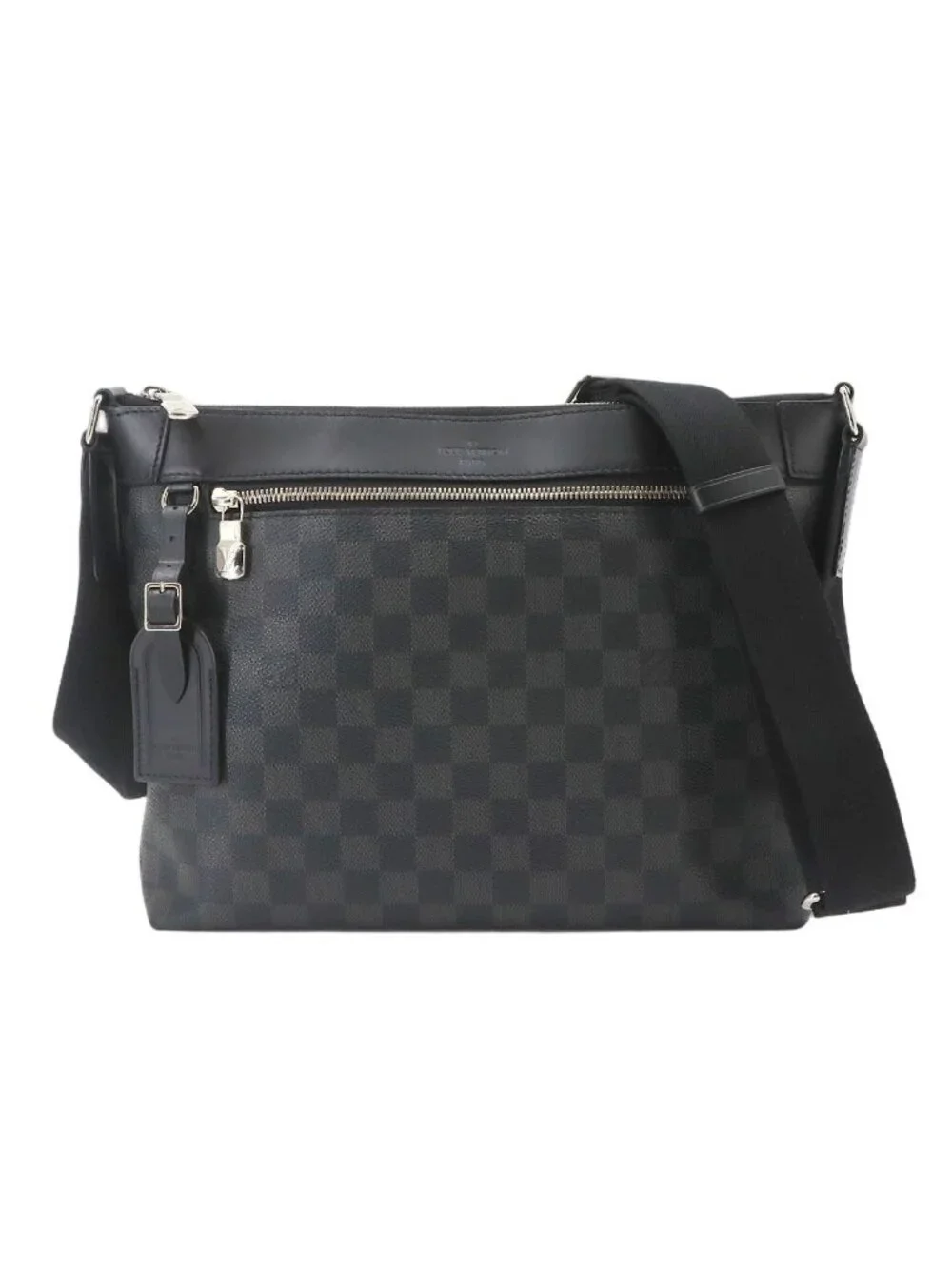 Louis Vuitton Damier Graphite Mick PM NM Shoulder Bag Black Gray