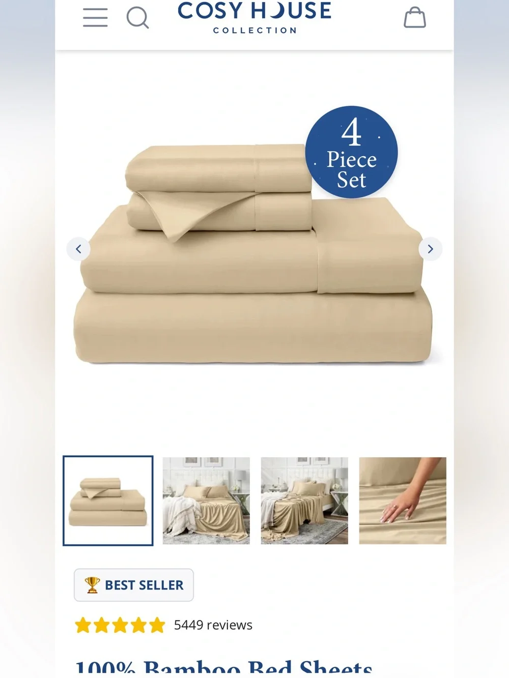 Cosy house silky beige