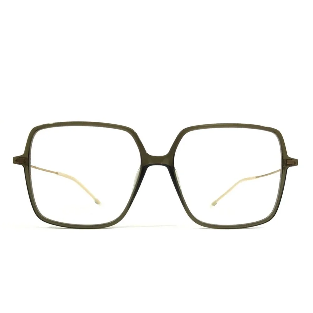 lool Eyewear Eyeglasses Frames ELORA GRGD Green Gold Clear Olive 54-14-145