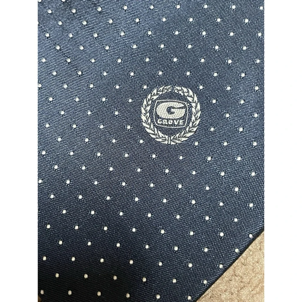 Givenchy Monsieur Rare Grove Worldwide Manufacturing Cranes Blue Tie Silk‎