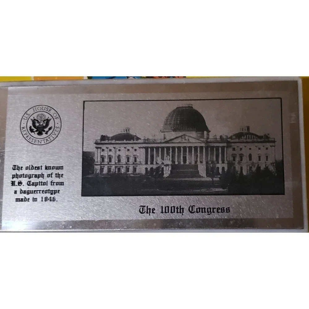 100th Congress Commemorative‎ Marble Paperweight