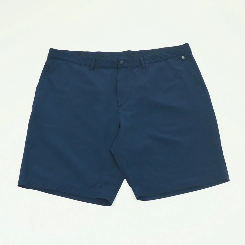 Adidas Golf Ultimate 365 Shorts Mens 44 Navy Blue Flat Casual Performance Blend