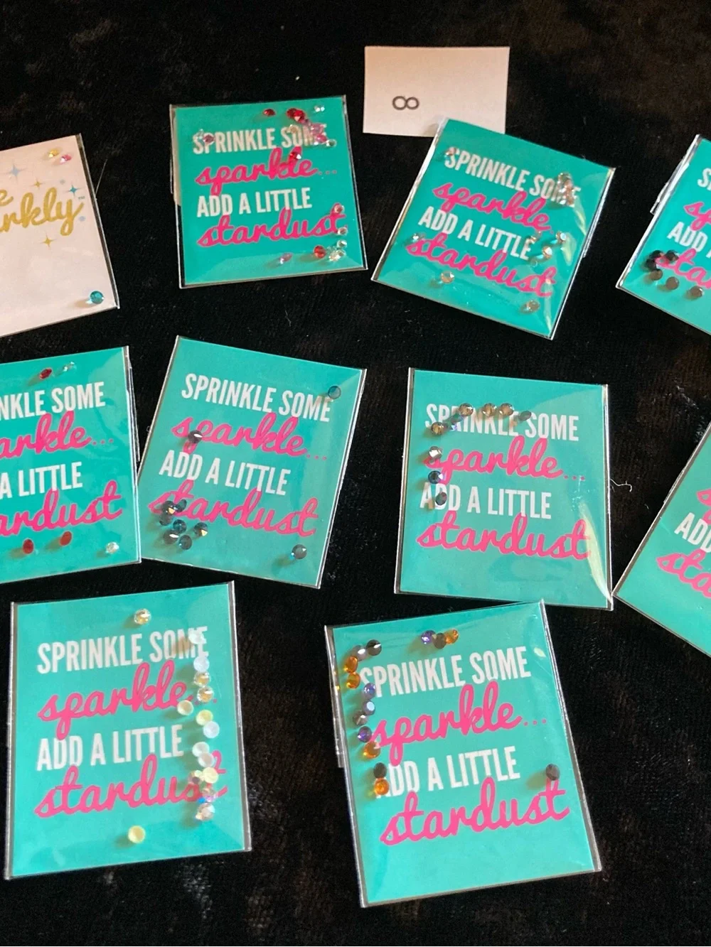 Origami Owl assorted  'Sprinkle Some Sparkle' Charm 10 packs