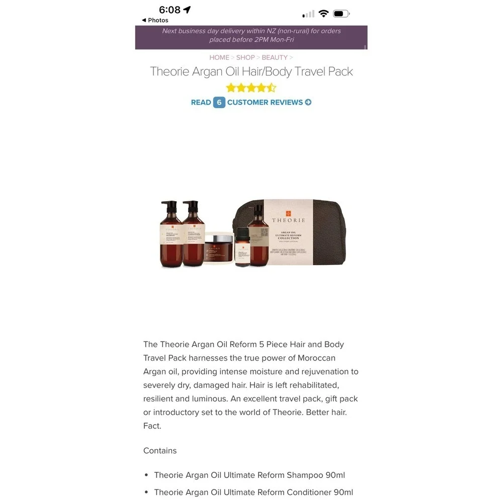 Theorie argan oil