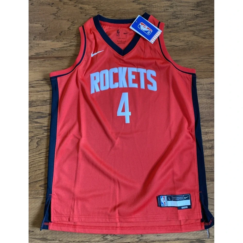 Nike Jalen Green Houston Rockets Icon Edition‎ Red Swingman Jersey Youth Large