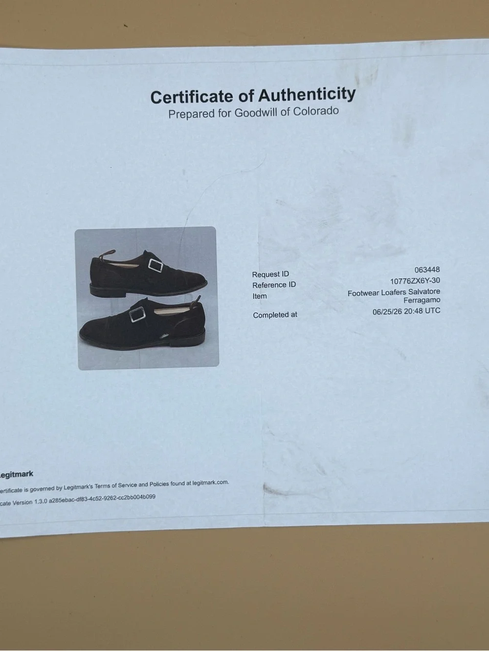 Salvatore Ferragamo up sale