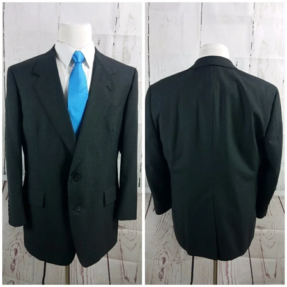 Hart Schaffner Marx vent bottom wool