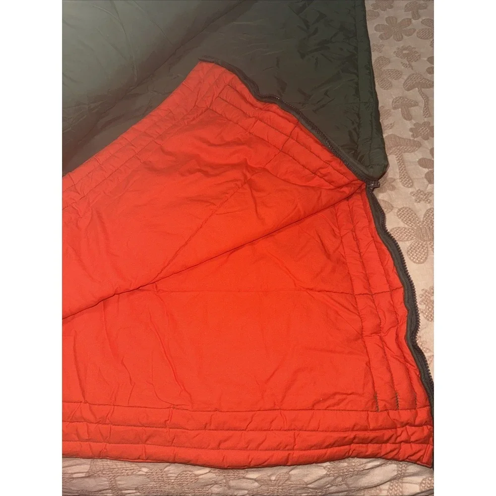 Ralph Lauren Sleeping Bag Twin‎ Green Orange  Lauren 2 Embroidered
