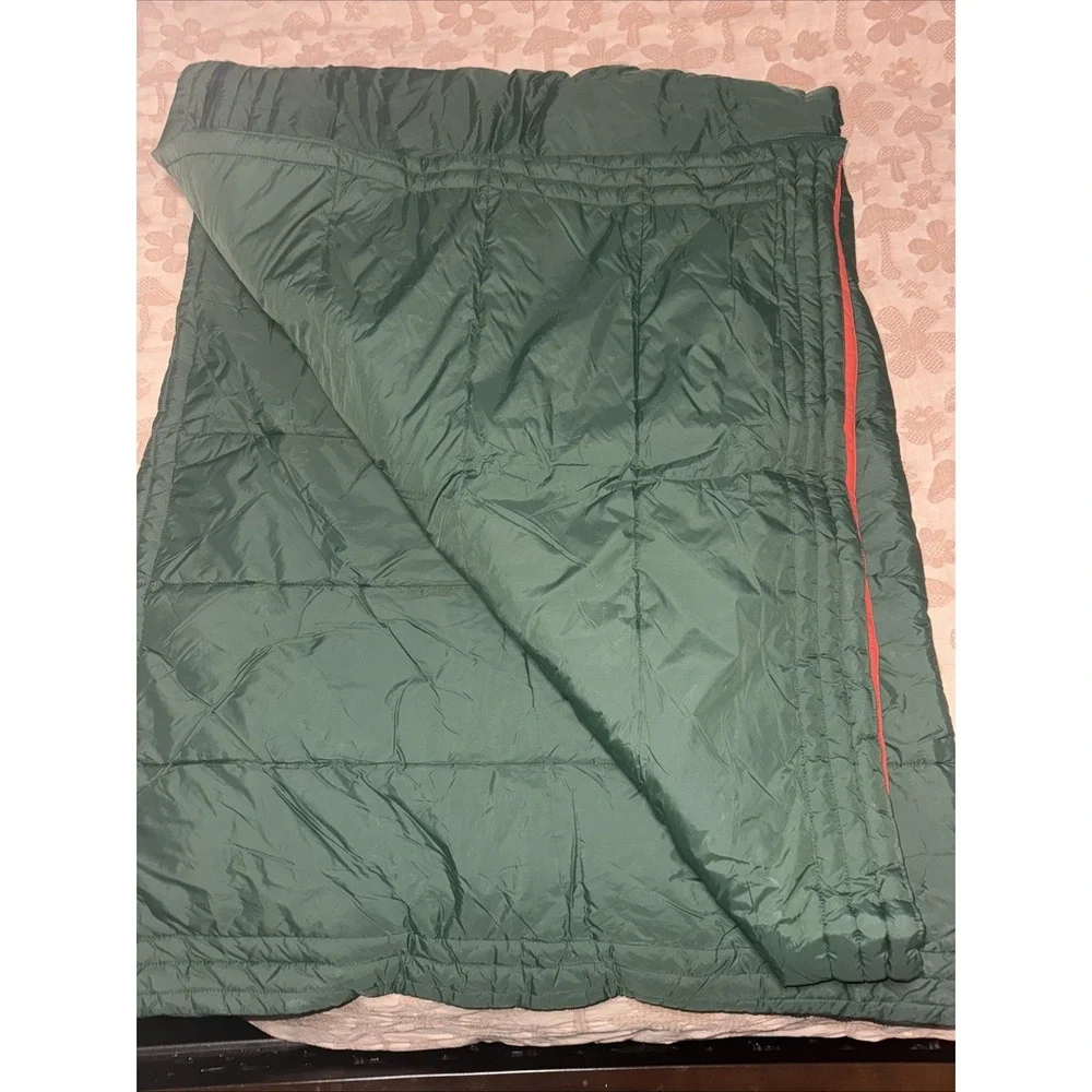 Ralph Lauren Sleeping Bag Twin‎ Green Orange  Lauren 2 Embroidered