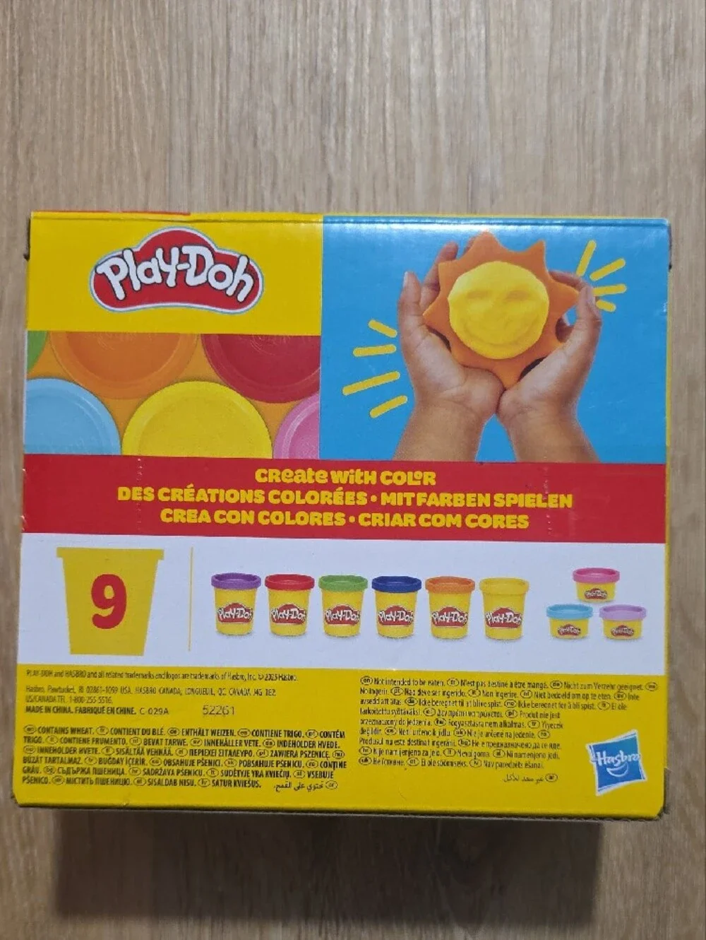 Play-Doh Bright Rainbow 9pk & Colorful Garden 9pk