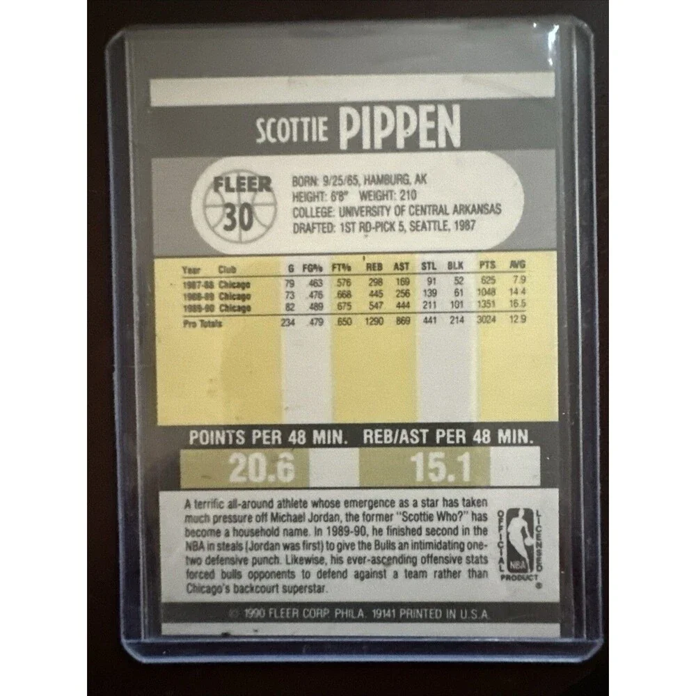 fleer details 1990