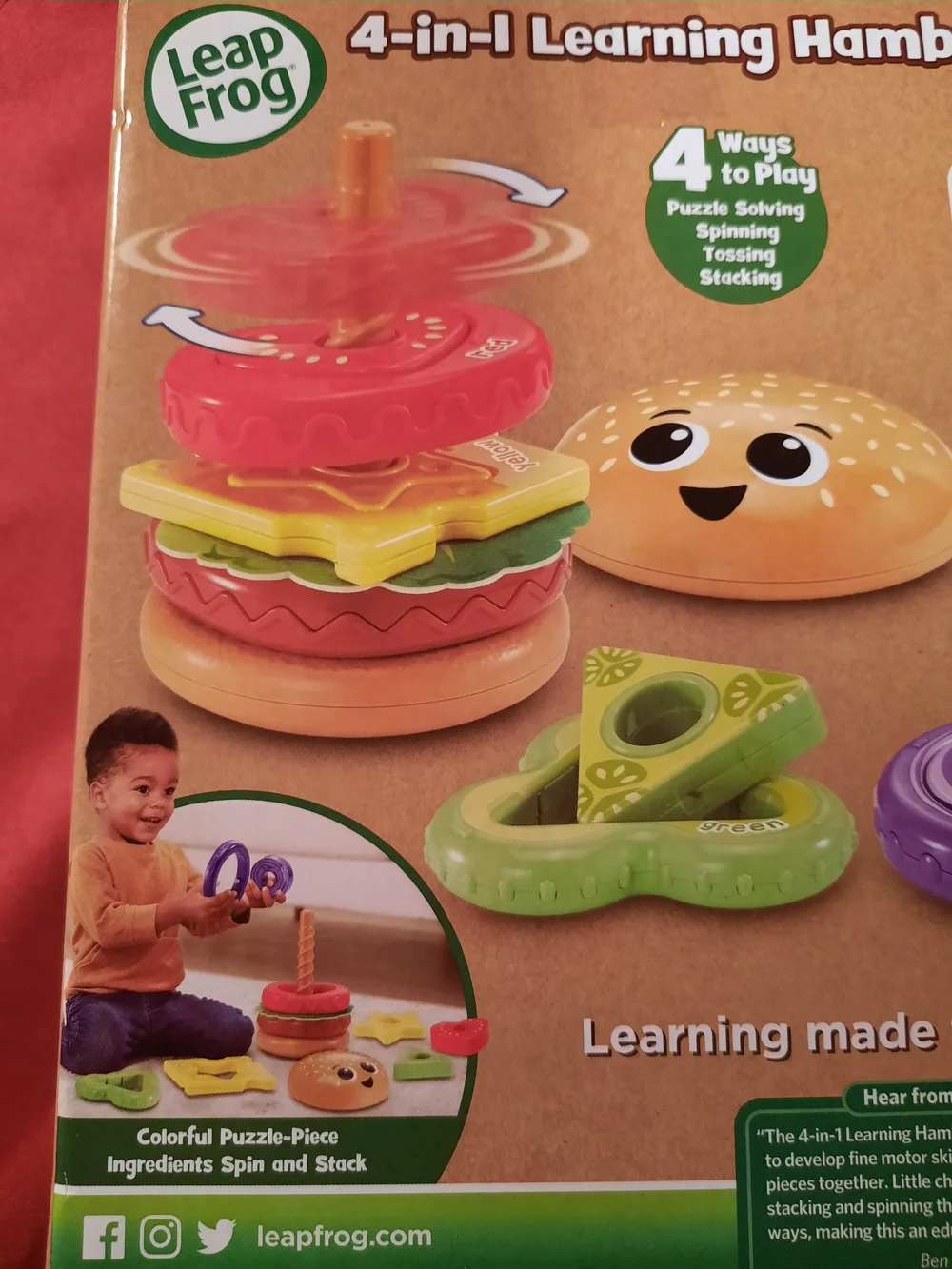 Leapfrog learning hamburger