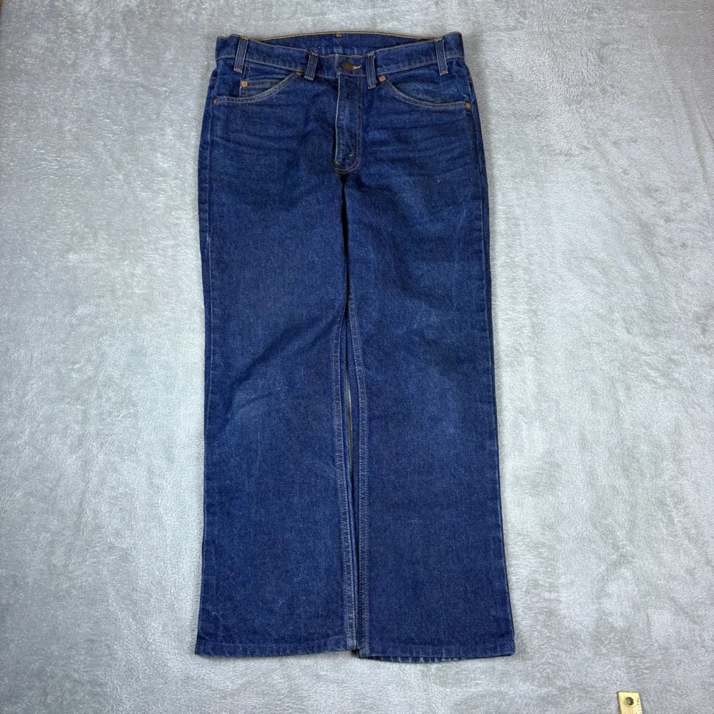 Levi's Jeans Men 32x30 (Fits 32x26) 517 Bootcut Vintage Orange Tab USA Whiskered