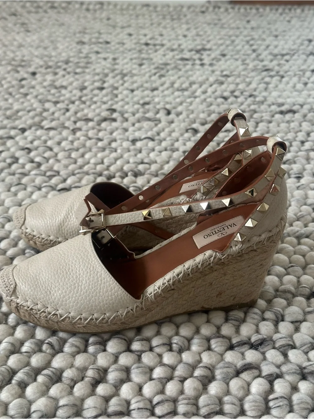 Valentino rockstud espadrille