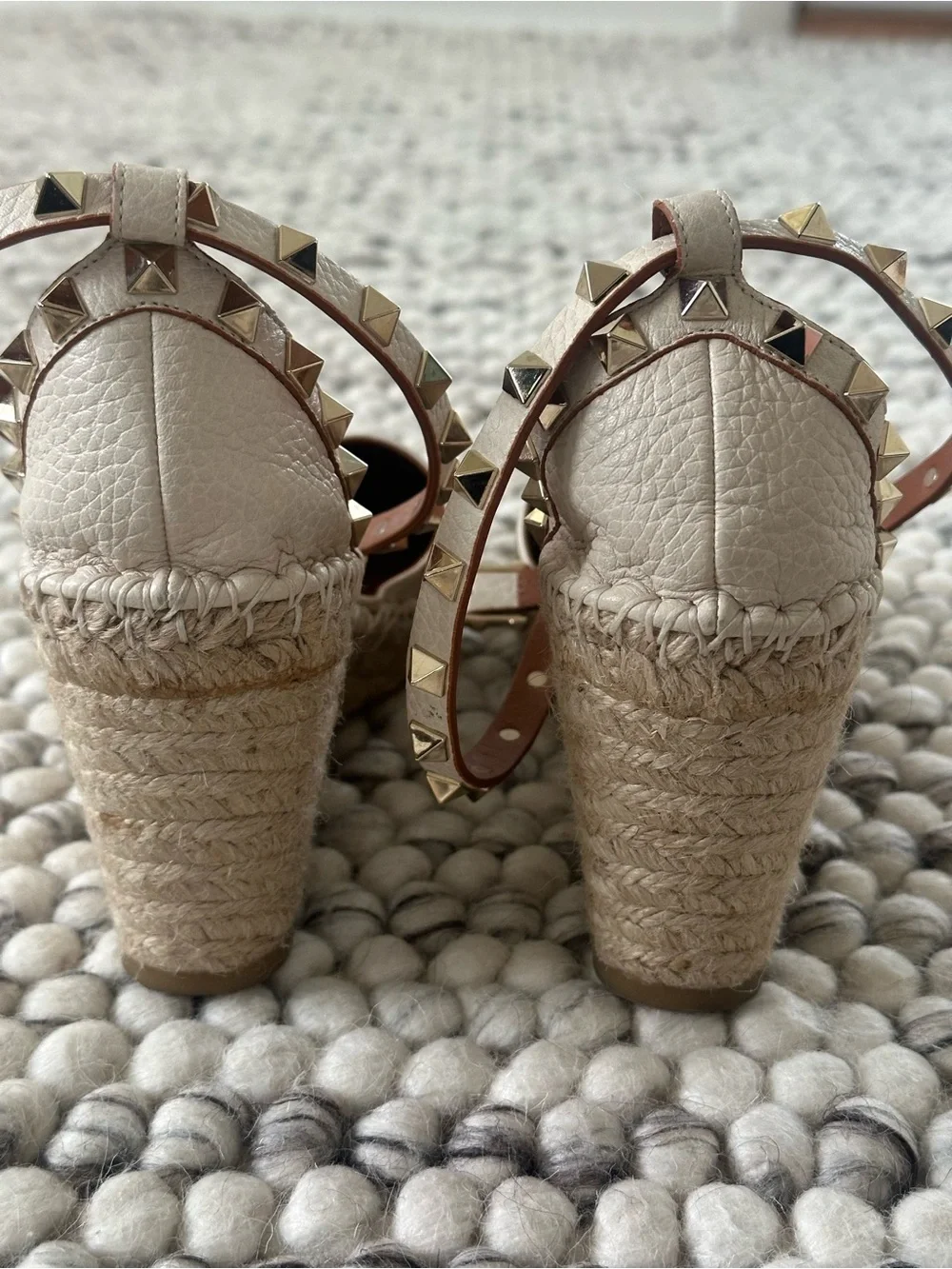 Valentino rockstud espadrille