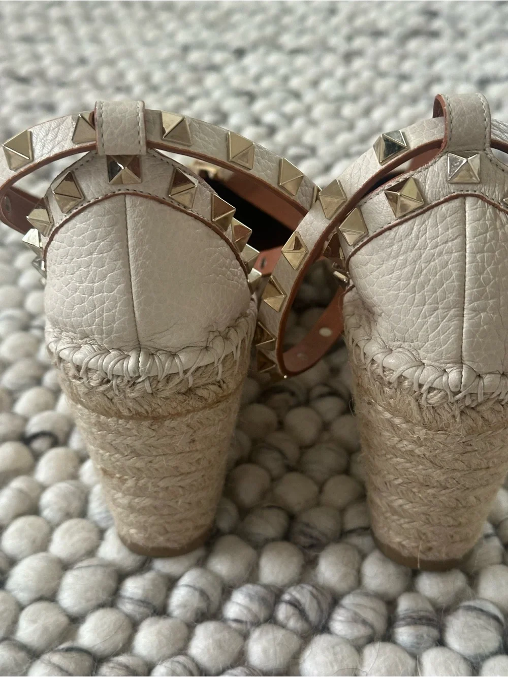 Valentino rockstud espadrille
