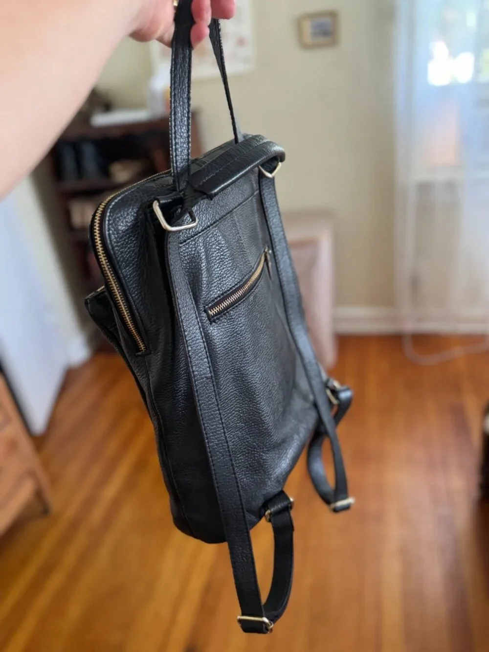 Custom black genuine