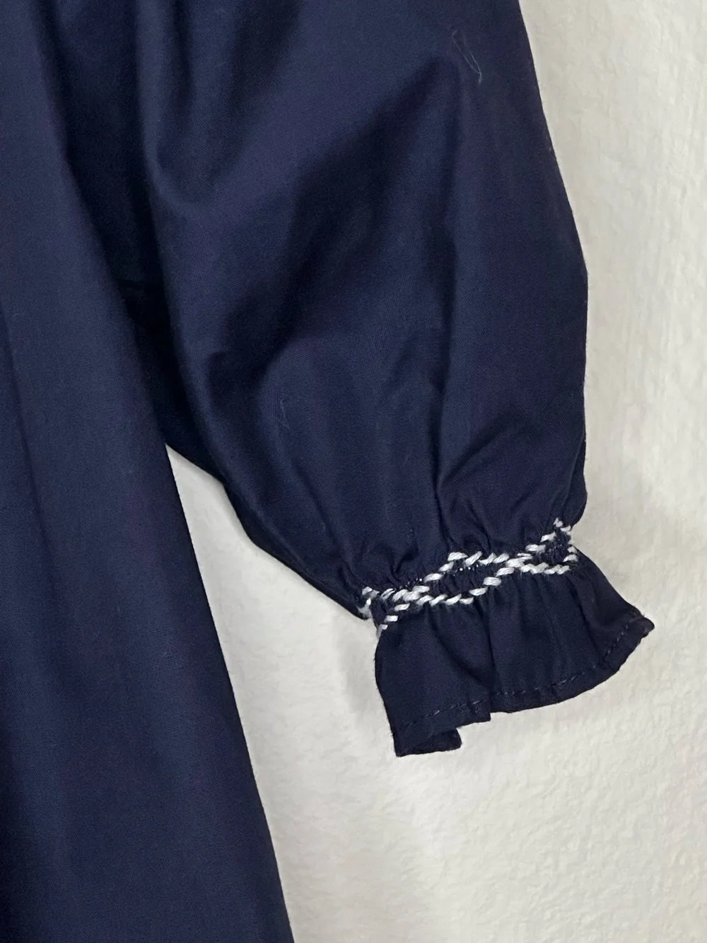 The Beaufort Bonnet Company smocked geometric stretch