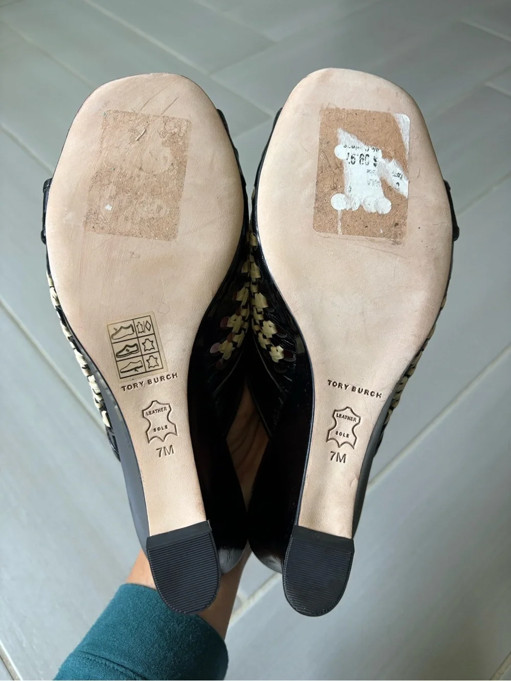 Tory Burch signature woven