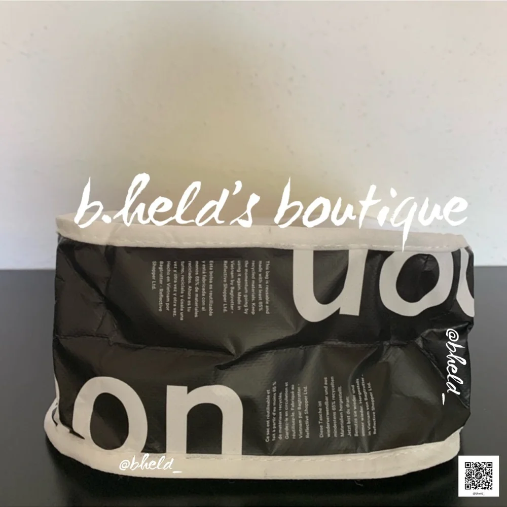 Bundle of 3 lululemon Small Tote Bags in Red, White, & Black Brand New NWOT