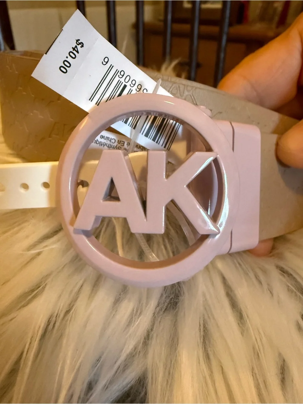 Anne Klein pink belt