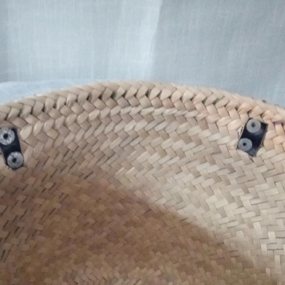 Handmade woven basket