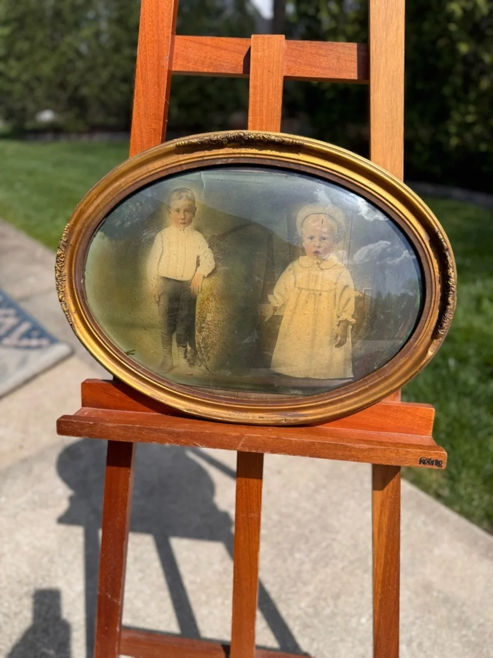 Antique double child
