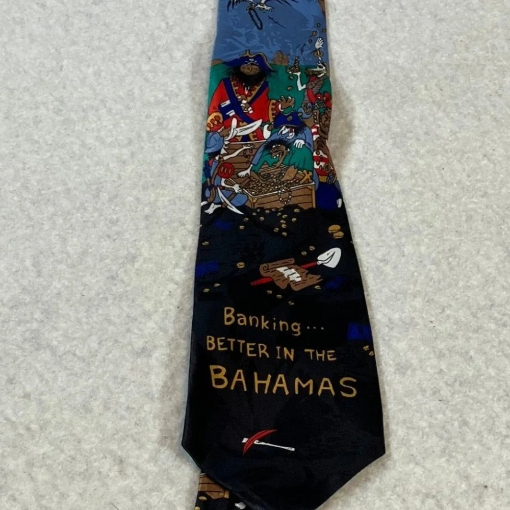 Brent Antoni island tie graphic