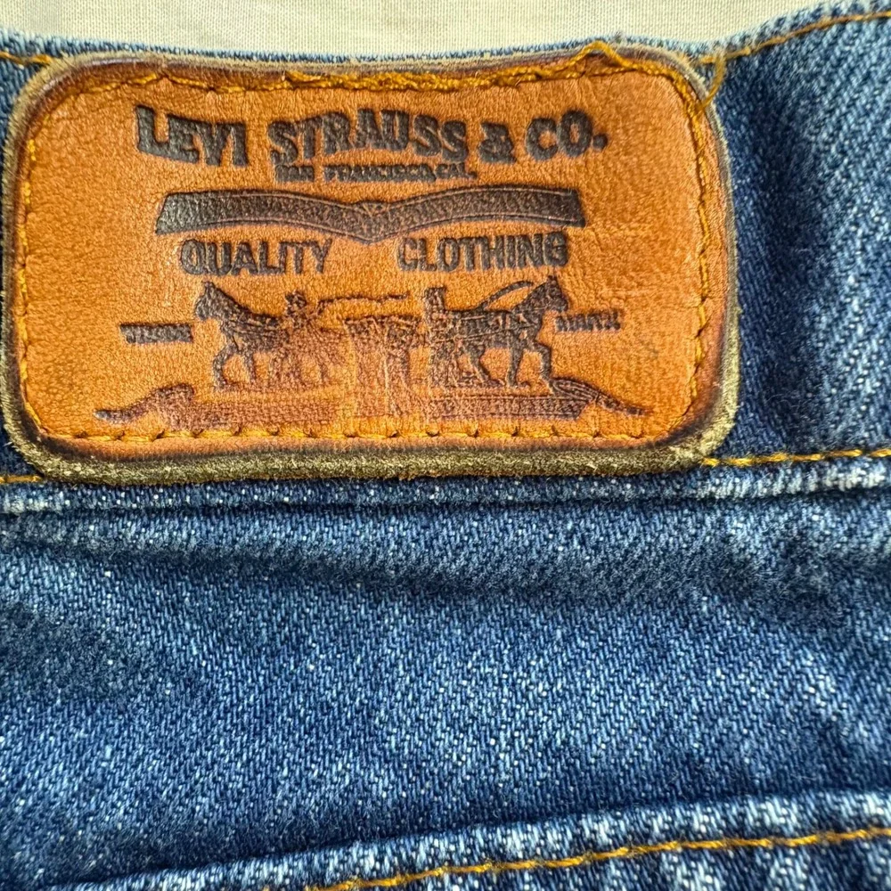 Levi Strauss Kids‎ Blue Denim Jeans Tapered Leg Classic Vintage Orange Tab Sz 12
