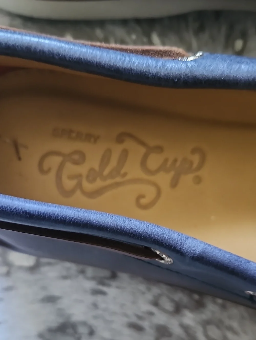 Sperry Gold Cup Authentic Orginal Boat Shoes NWOB Sz12⁸