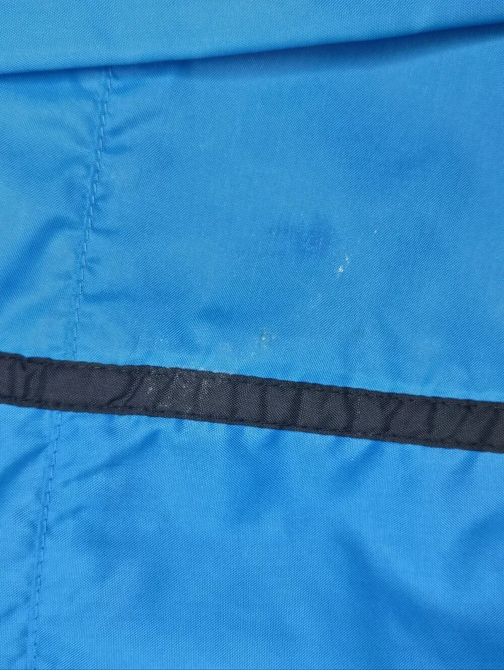 Vintahe Nike Blue Windbreaker with Lime Accents