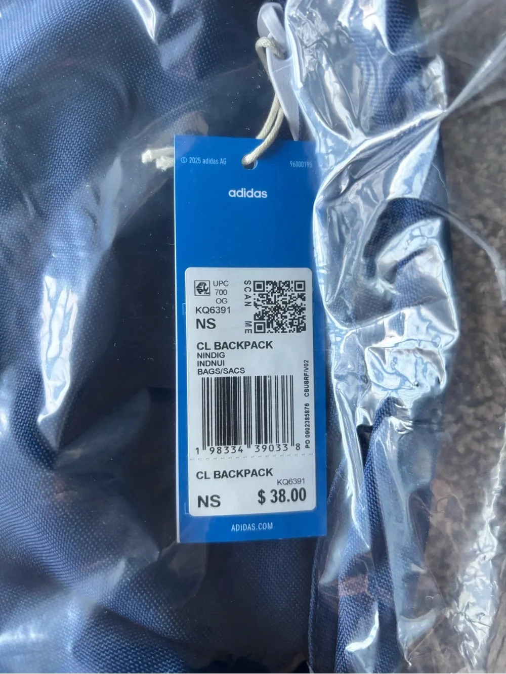 NWT ADICOLOR Classic Backpack - Night Indigo