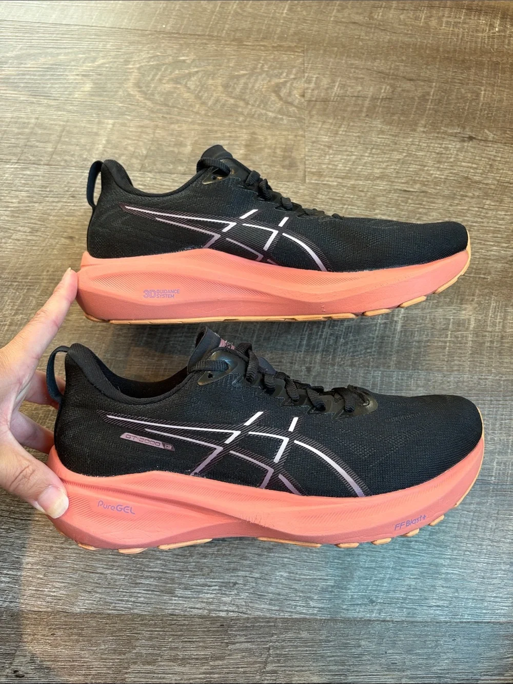 ASICS GT-2000 13 Running Shoes Women’s 8 Black/Coral