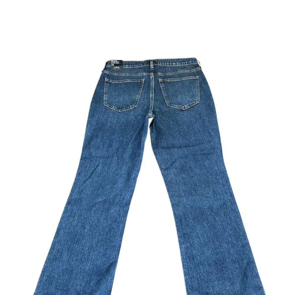 J. Crew Mid Rise Flare Crop Signature Stretch
