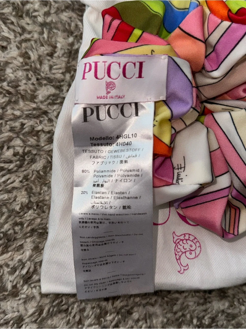Emilio Pucci authentic worn