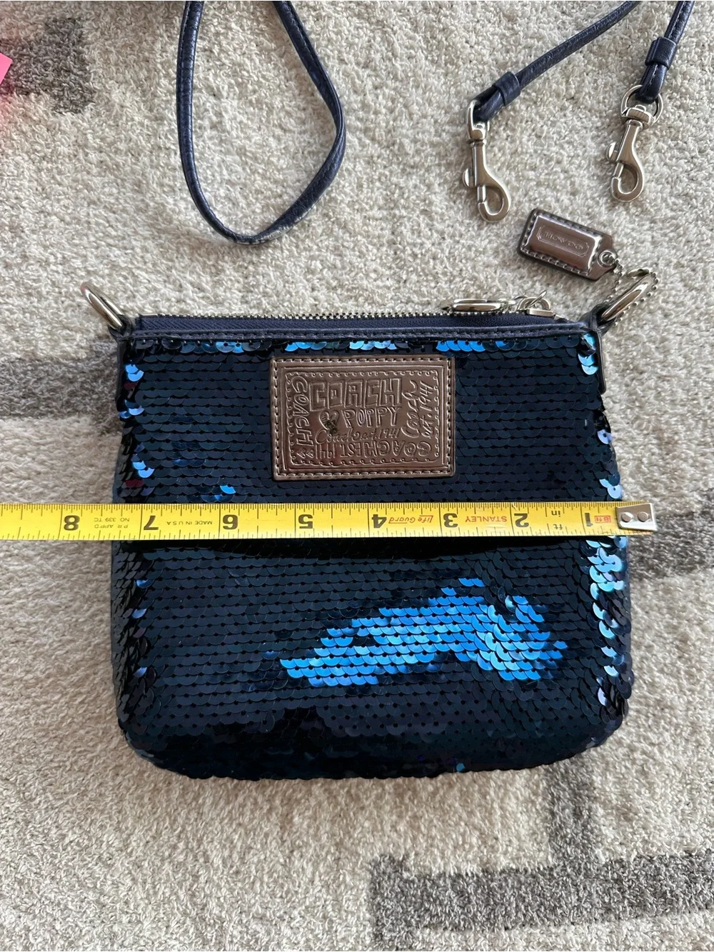 Coach wristlet shimmering