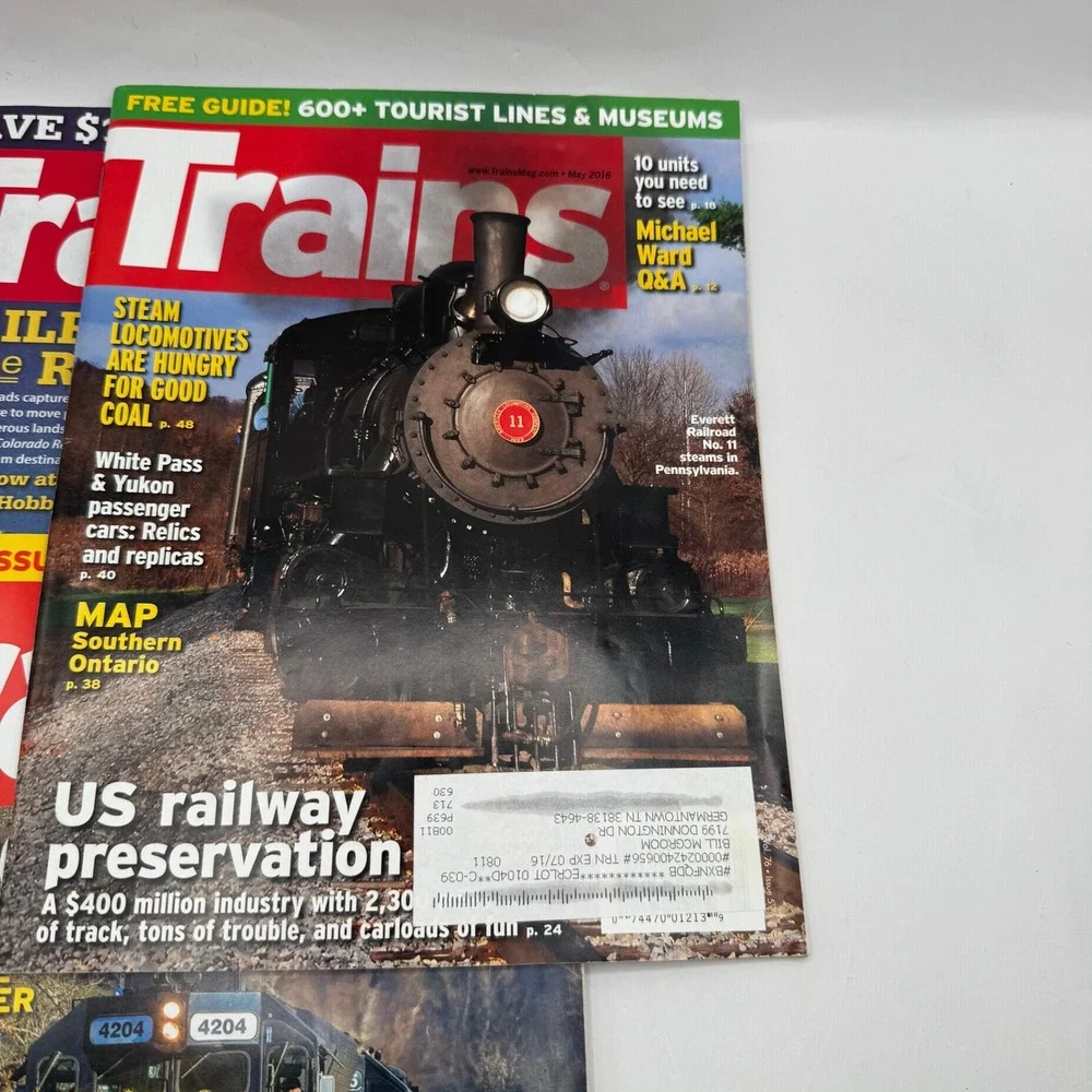 Kalmbach Publishing Co. trains magazine