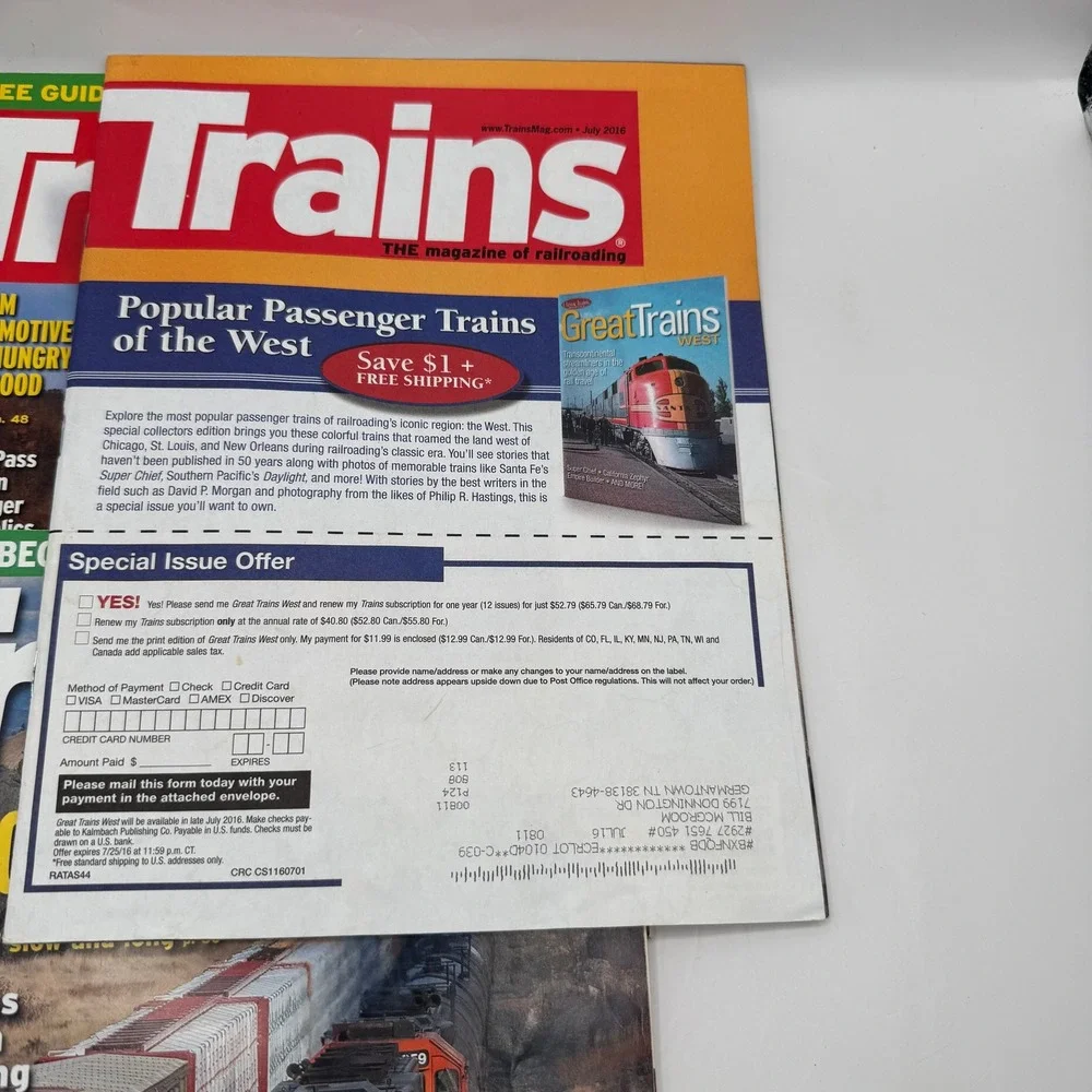 Kalmbach Publishing Co. trains magazine
