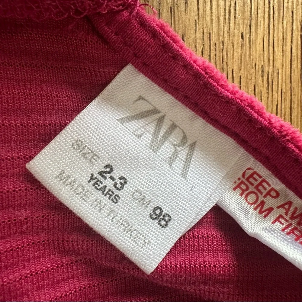 Zara size years